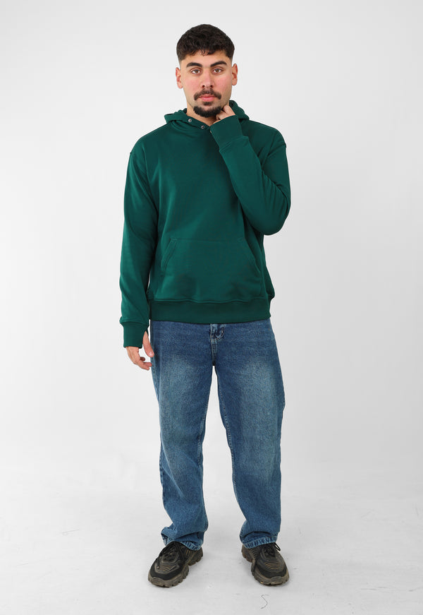 ALVI HOODIE IN EMERALD GREEN