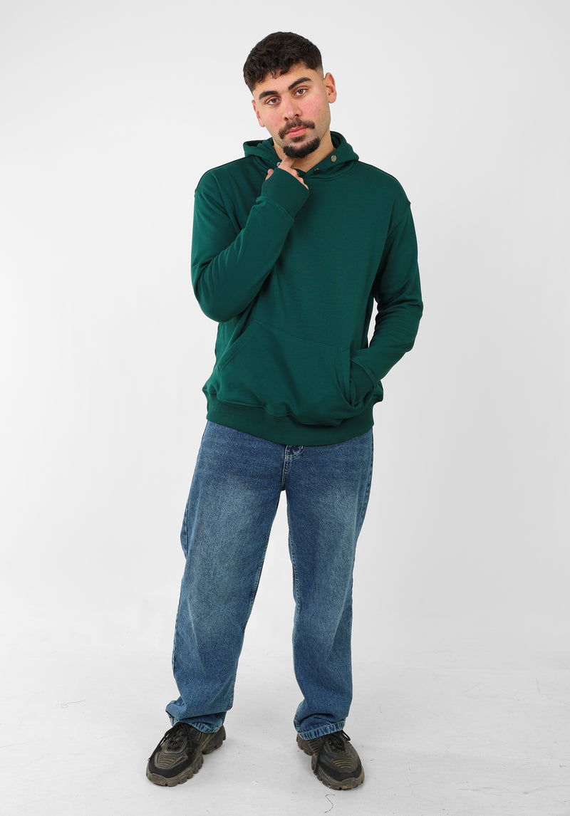 ALVI HOODIE IN EMERALD GREEN