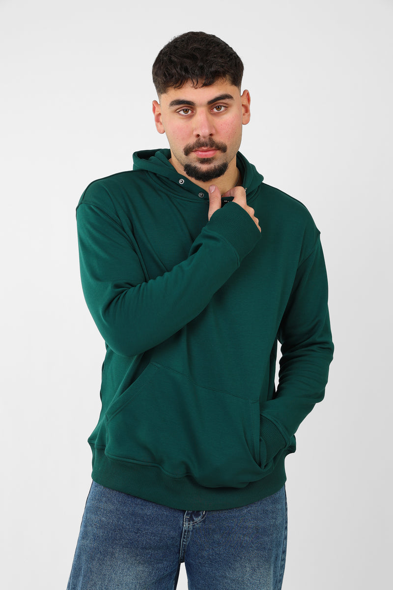 ALVI HOODIE IN EMERALD GREEN